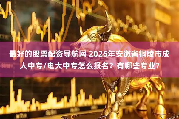 最好的股票配资导航网 2026年安徽省铜陵市成人中专/电大中专怎么报名？有哪些专业？